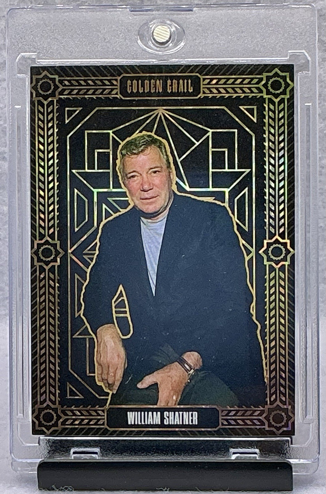 William Shatner Card 2024 Super Break Tru Creator SWEAT EDITION Golden Grail 1/1