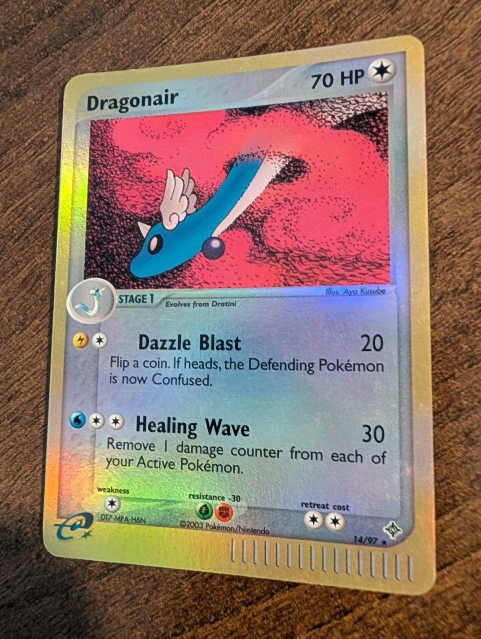 Dragonair 14/97 EX Dragon 2003 Reverse Holo E-series E-reader Pokémon NM-