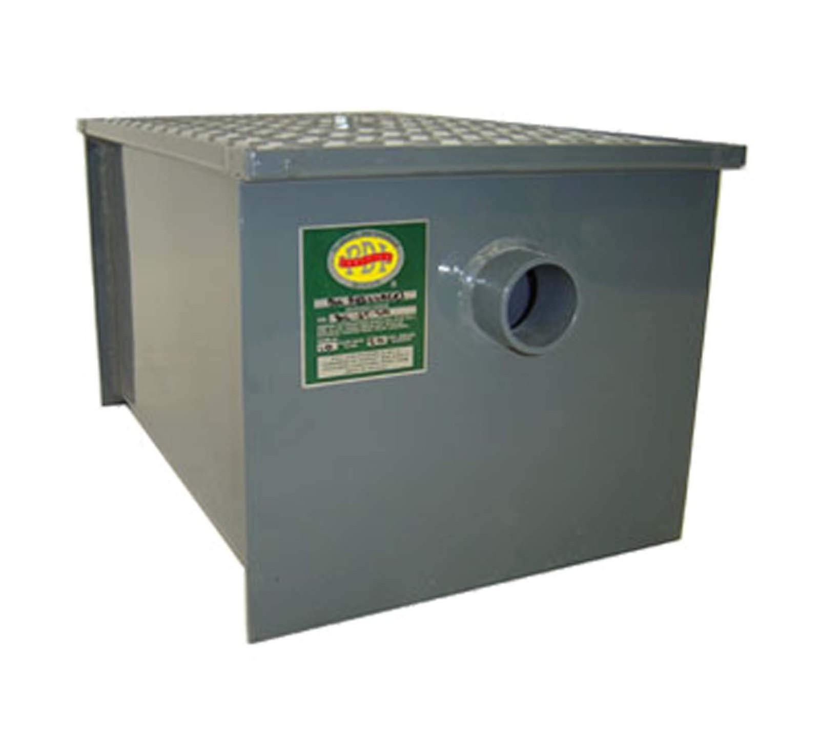 John Boos GT-8 Carbon Steel Grease Interceptor, 14.2