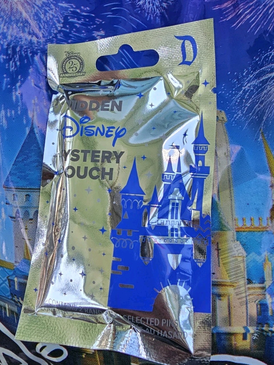 SEALED 2025 Disneyland Hidden Disney Hidden Mickey Wave A Mystery Bag (2 Pins)