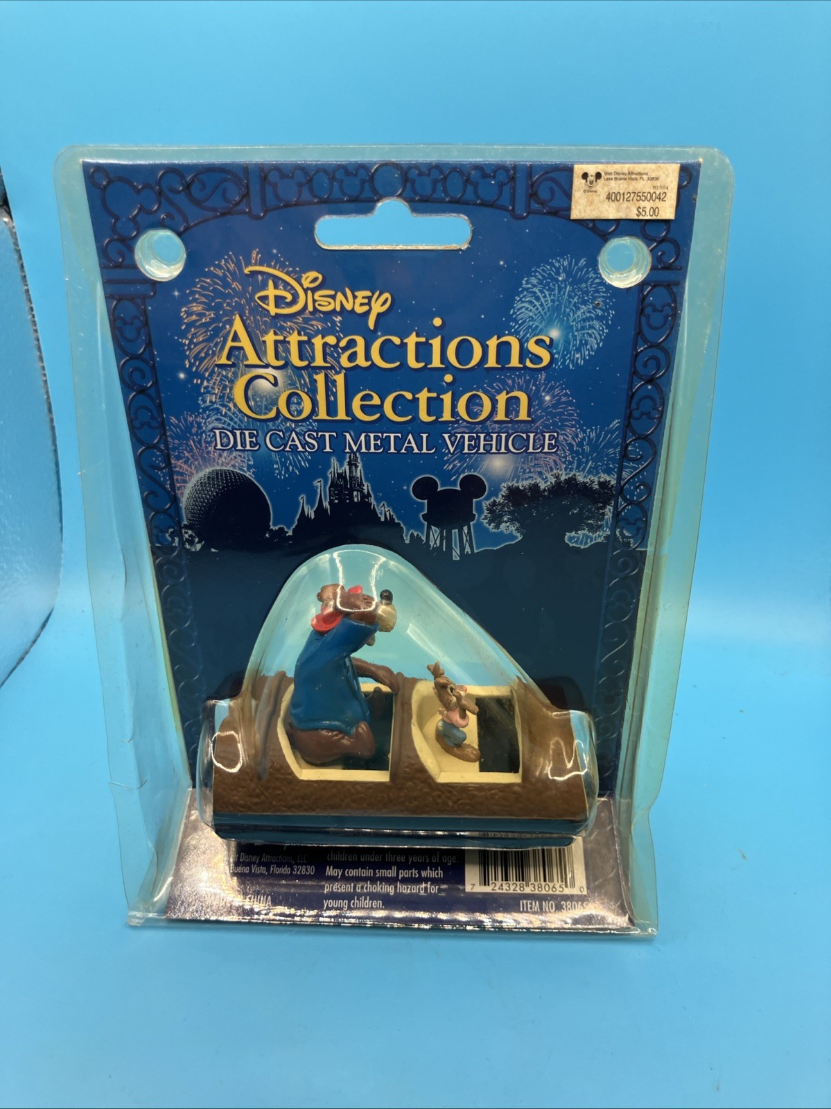 RETIRED Disney Theme Park Collection Die Cast Metal SPLASH MOUNTAIN Ride Vehicle