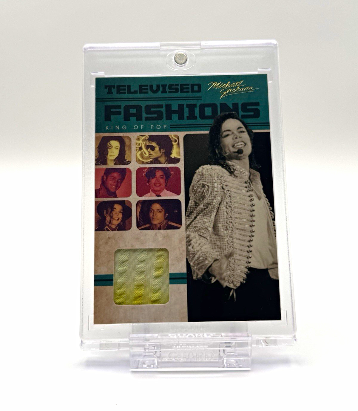 Panini 2011 Michael Jackson Televised Fashions Show Worn Relic Patch TV4