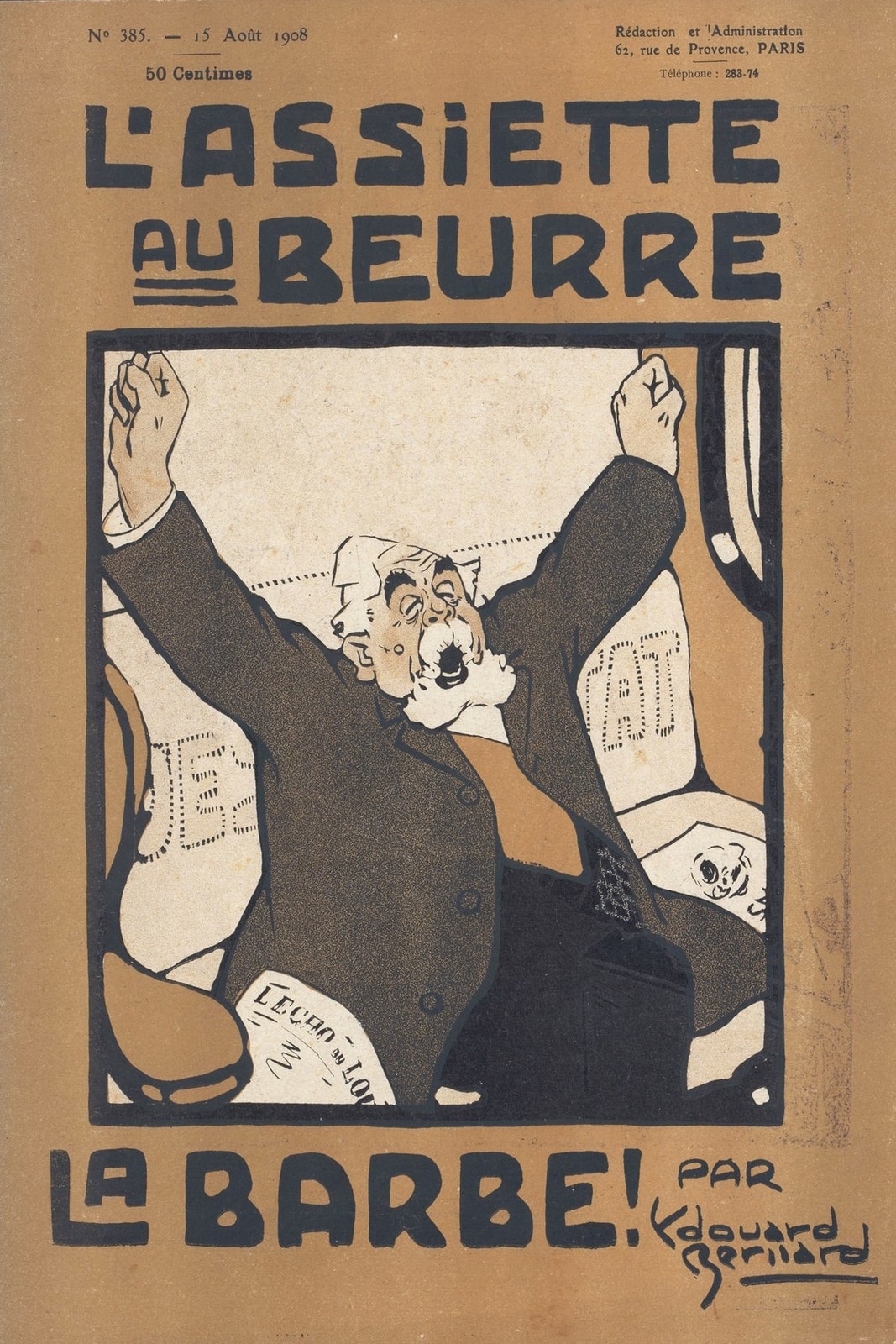 L'Assiette au Beurre (1908) Poster - 24x36” 🎨 Rare Reprint 🤯💯