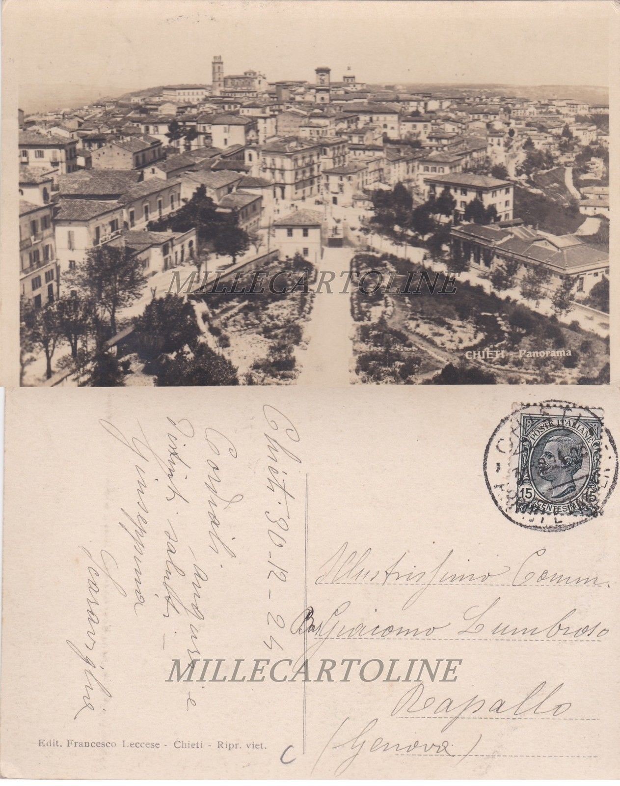 CHIETI: Panorama 1924
