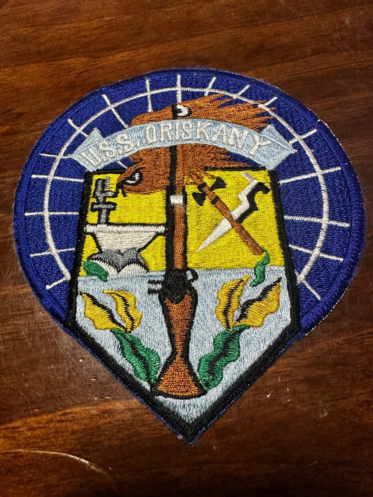 Vintage US Navy USS Oriskany Ship Patch