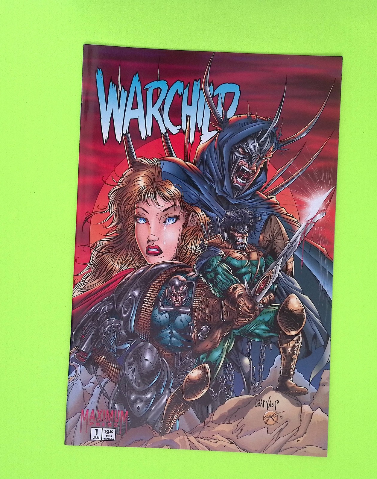 Warchild #1b 1995 Maximum Press Variant 8.0 Comic Book X25-19