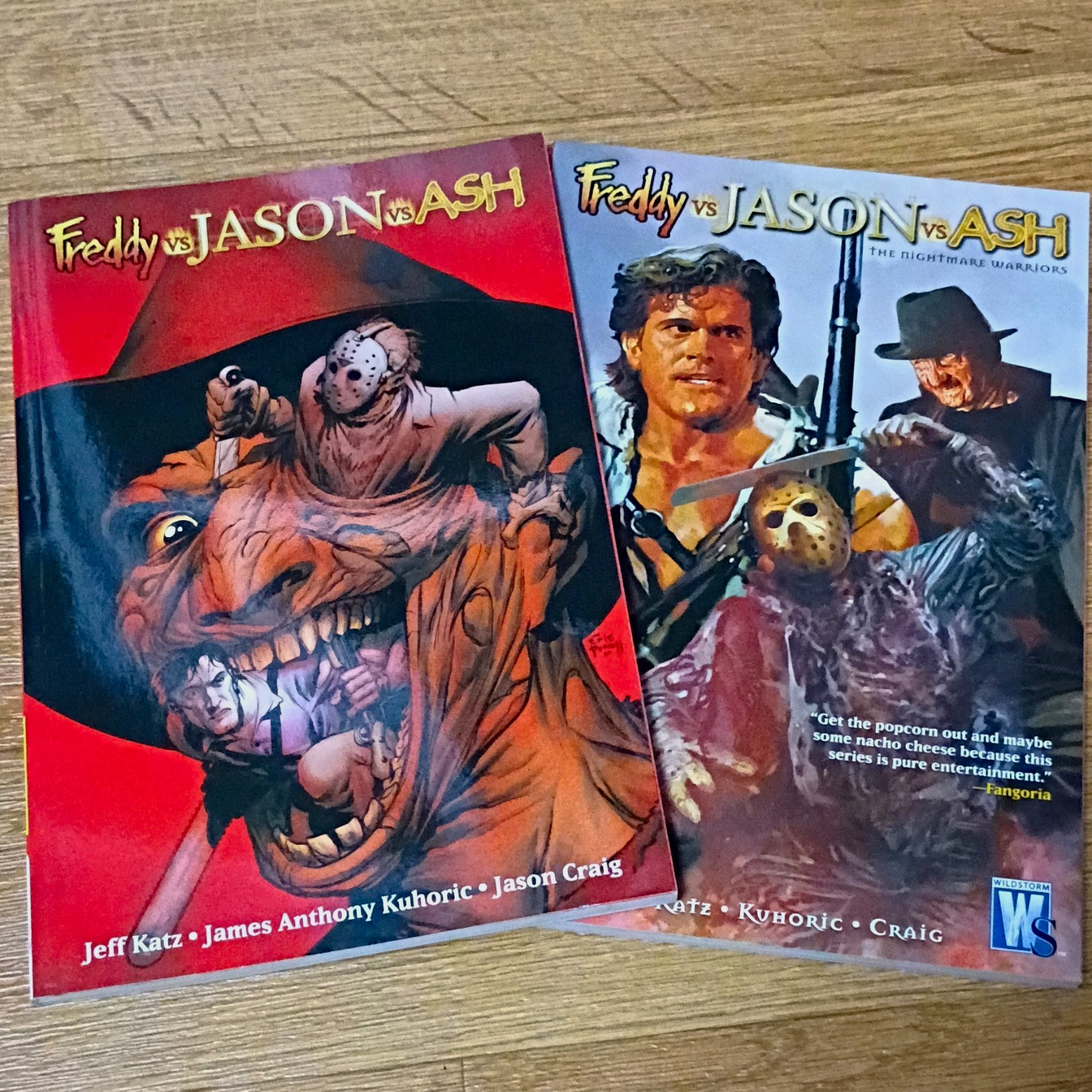 Dynamite Freddy vs Jason vs Ash TPB Lot of 2 Nightmare Warriors Katz