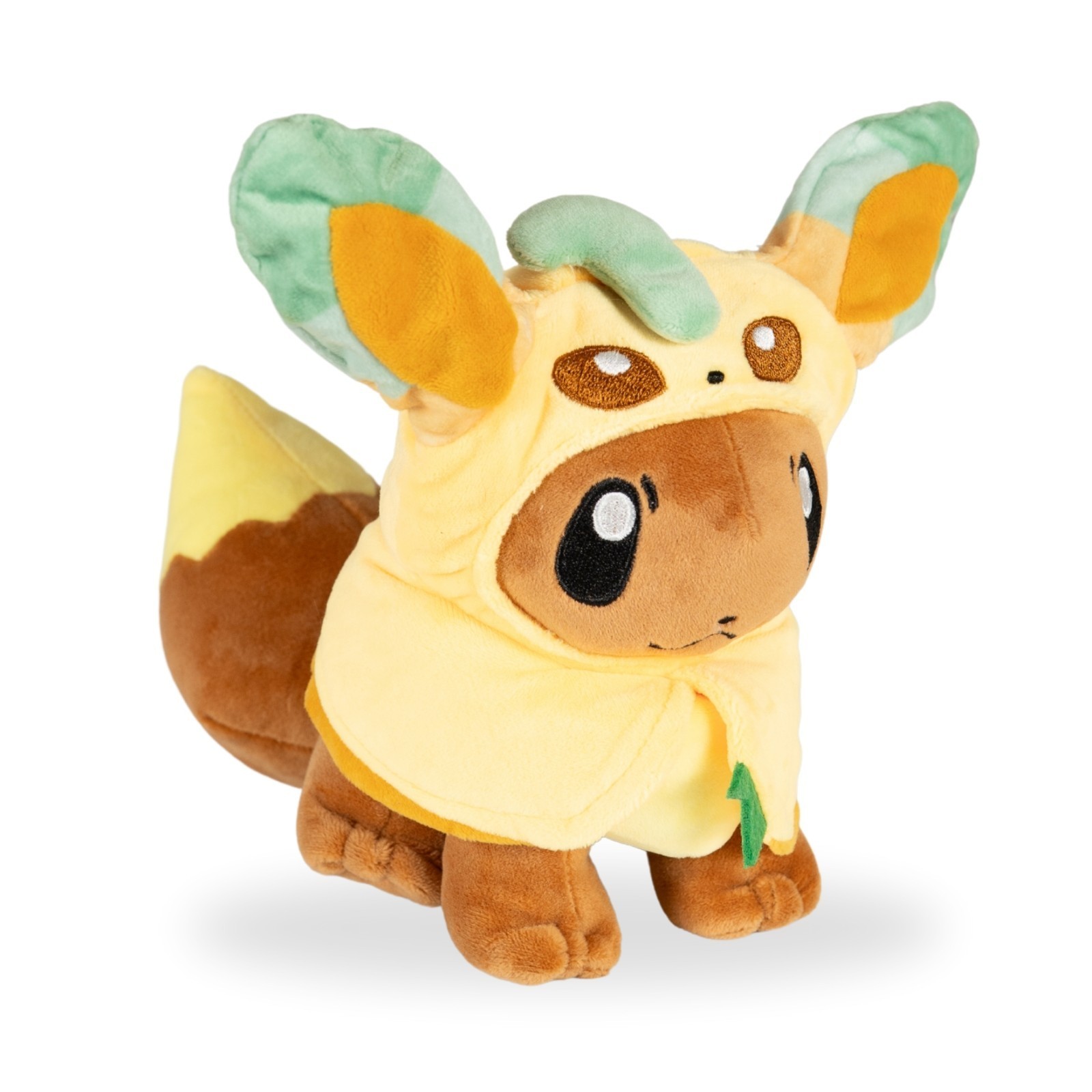 Pokémon Eevee Leafeon Cosplay Hoodie Poncho Plush Toy 8