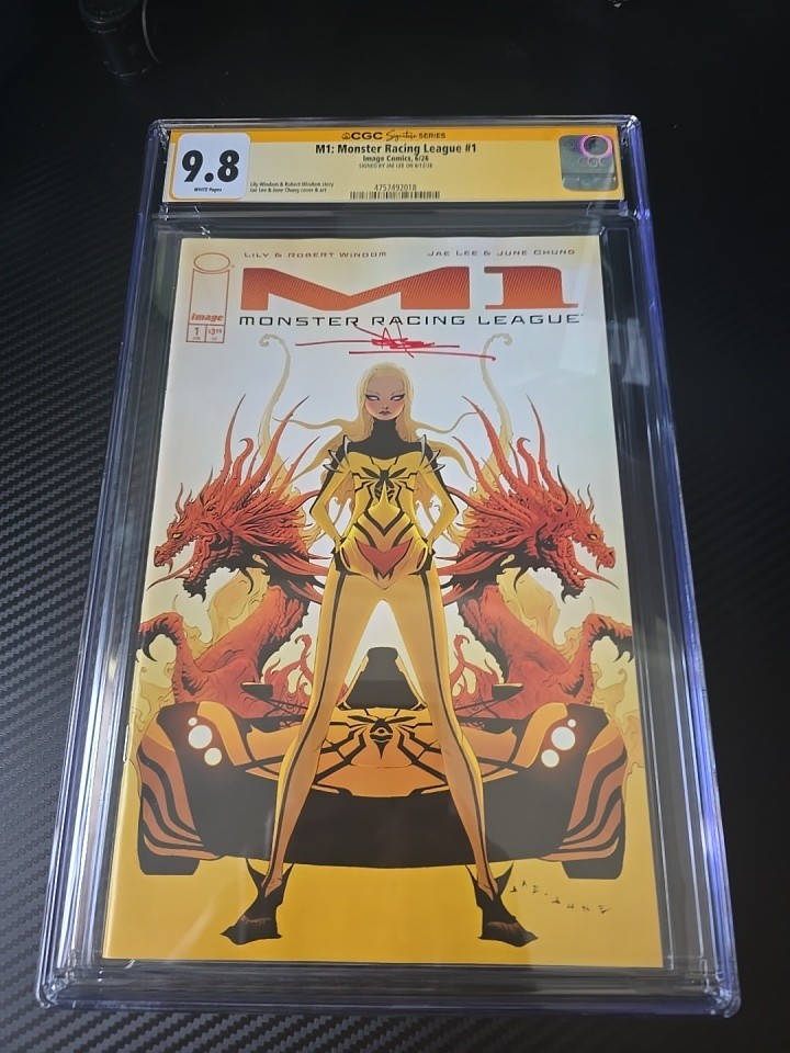 M1: Monster Racing League #1 Signed Jae Lee CGC 9.8