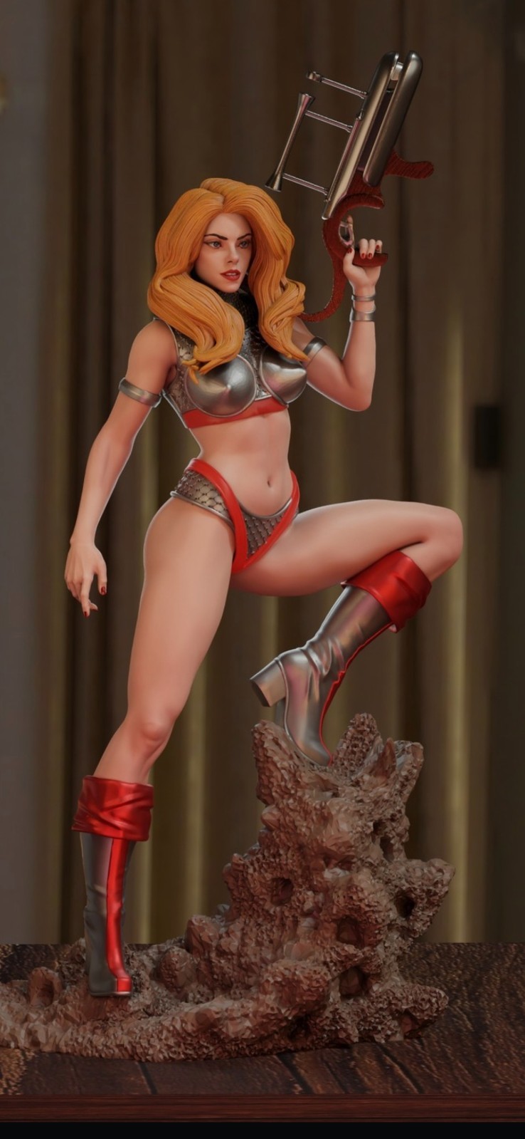 Barbarella | Jane Fonda | UNPAINTED | 1/6 Scale Resin Kit
