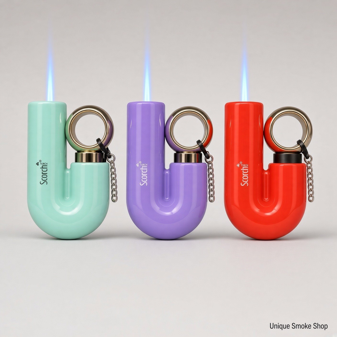 Scorch Torch 61878 U-Shape Metal Lighter Ring Ignition Single Flame