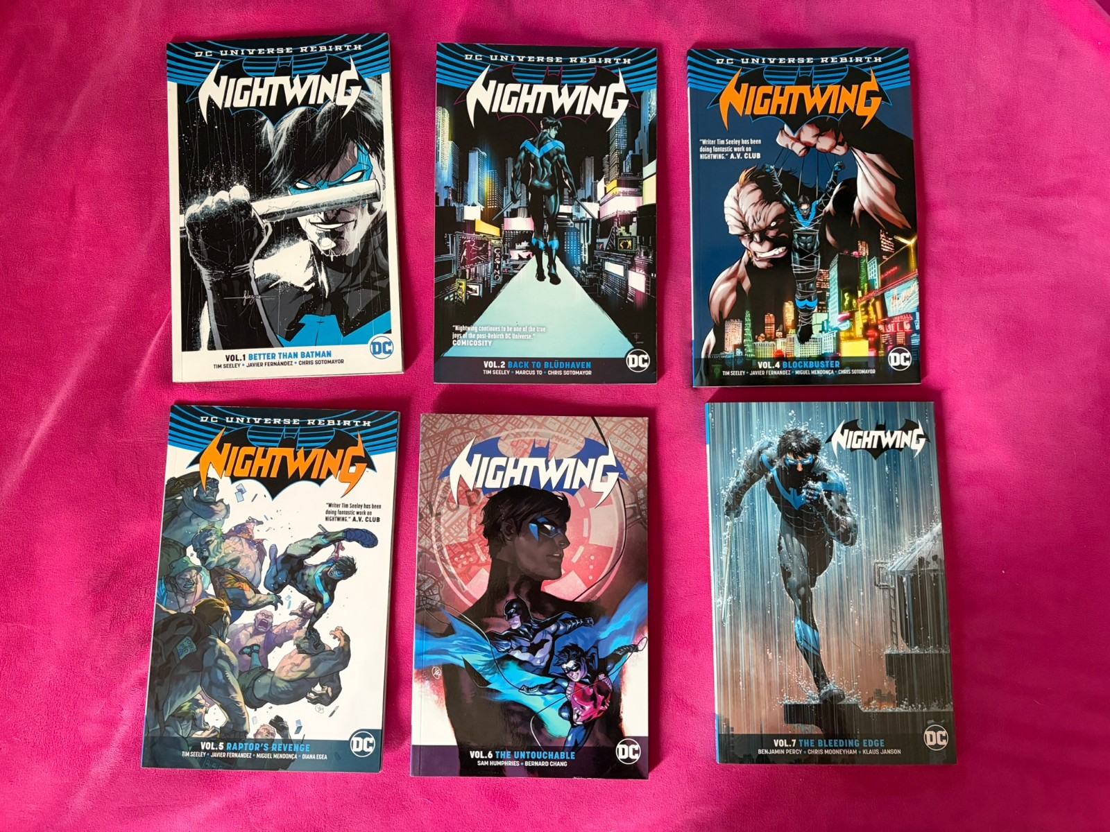 Nightwing Rebirth 1 2 4 5 6 7 TPB Set