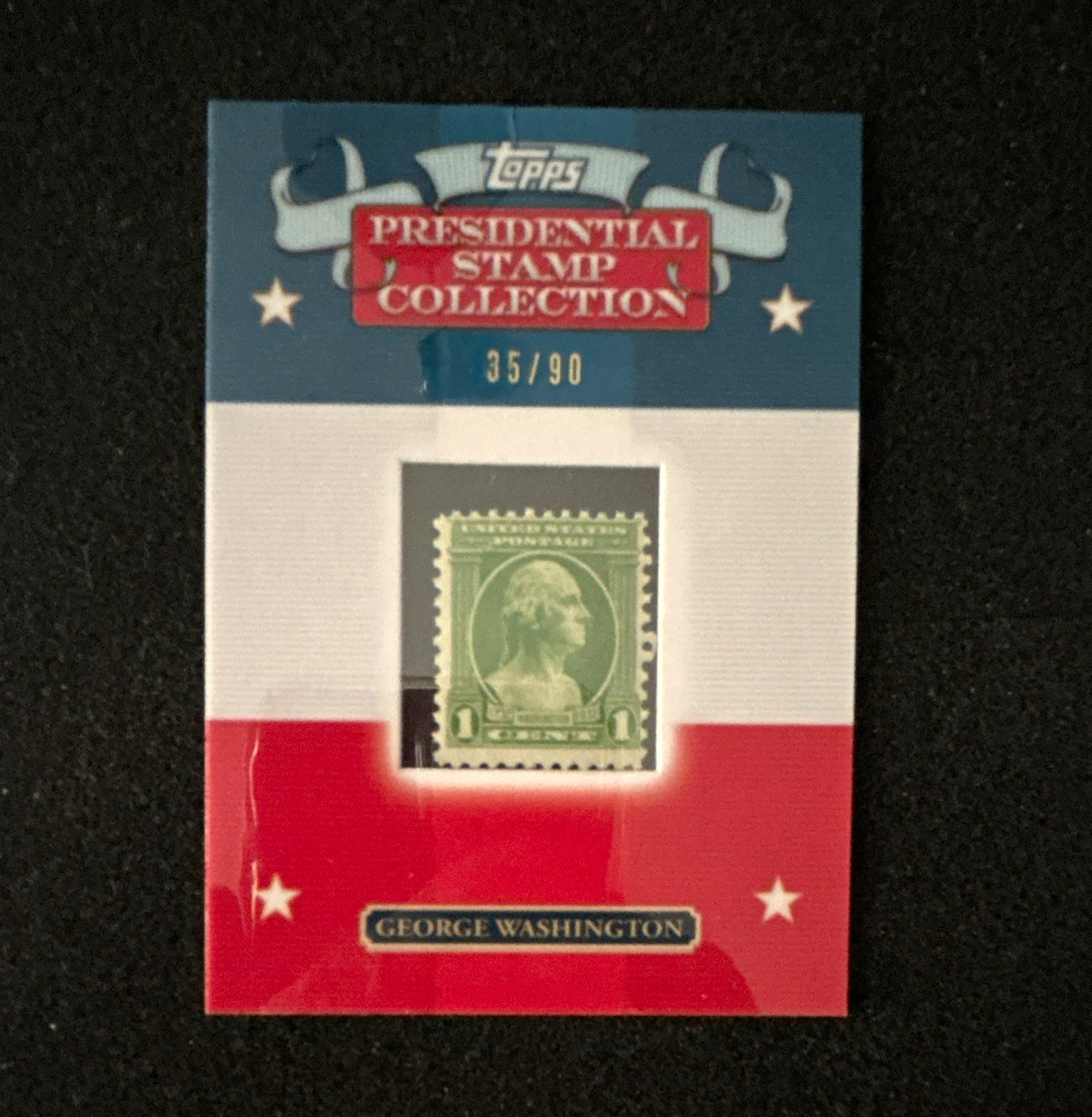 Topps Limited Edition George Washington Presidential Stamp Collection