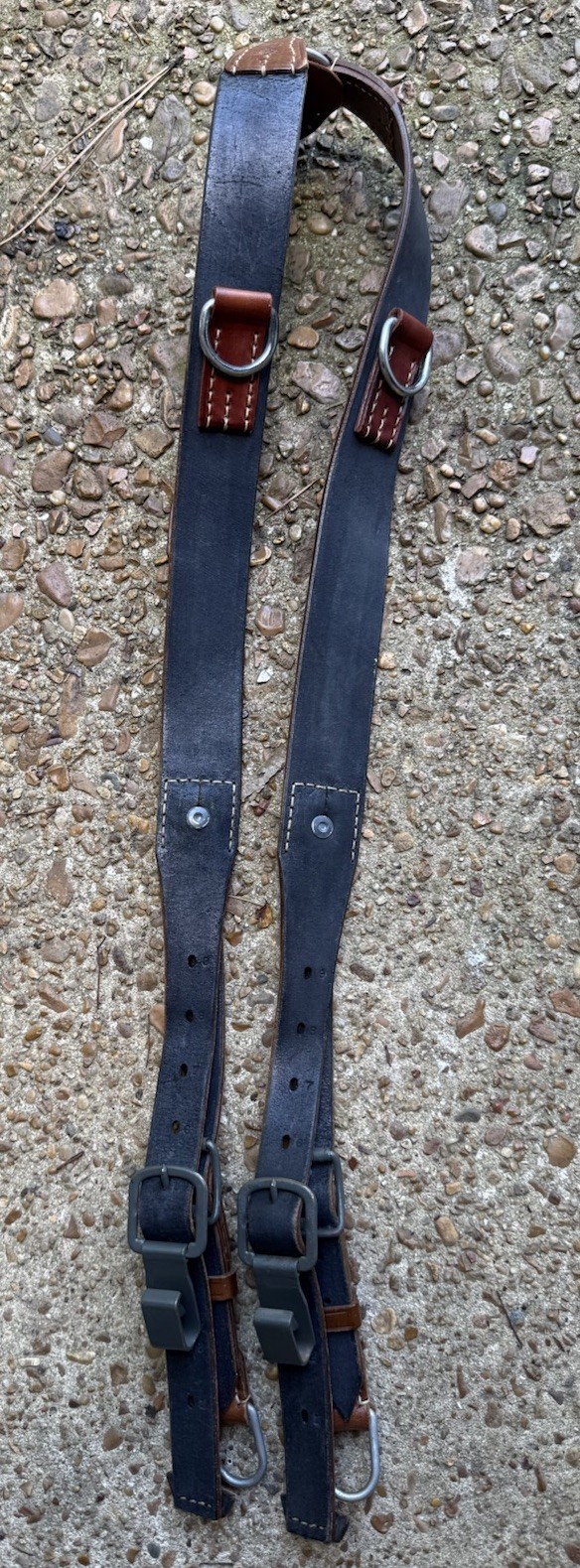 German WW2 WWII Y-straps Equipment Belt MINTY RBNnr Marked