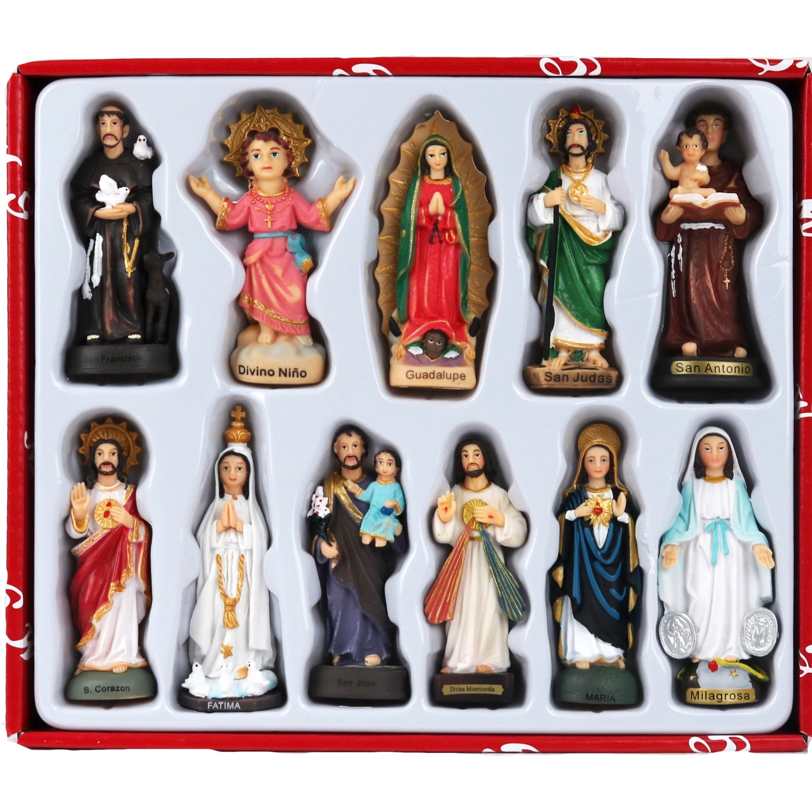 Set  10Pc Santos & Vírgenes 3