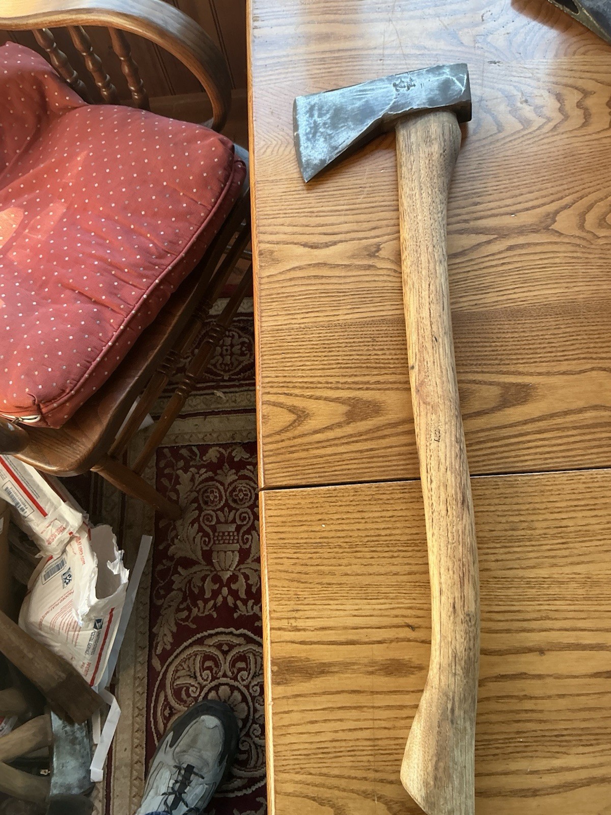 Old Vintage Hudson Bay  Hatchet  18. Stamped  On Cheek  1 3/4. Lb Good Handle