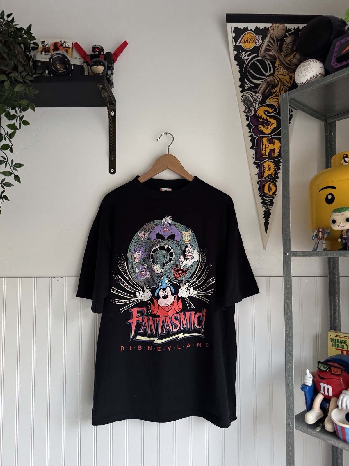 Vintage Fantasmic Mickey Disneyland Disney Designs Graphic T-Shirt Villains