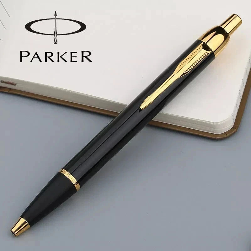 Good Parker IM Series Ballpoint Pen Black/Gold Clip With 0.5mm Fine Black Ink