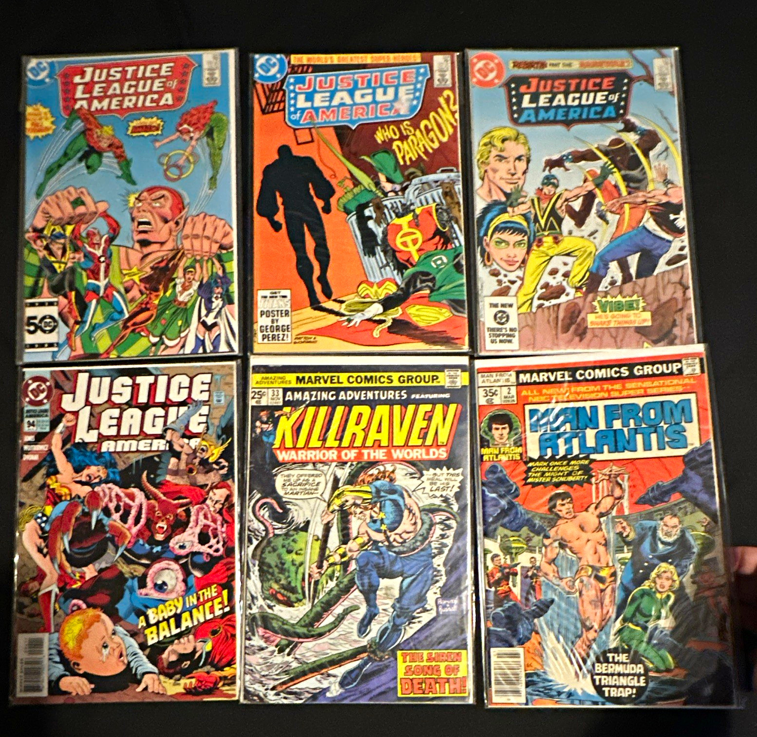 DC/Marvel Justice League of America & Killraven Bronze Age Comic Lot