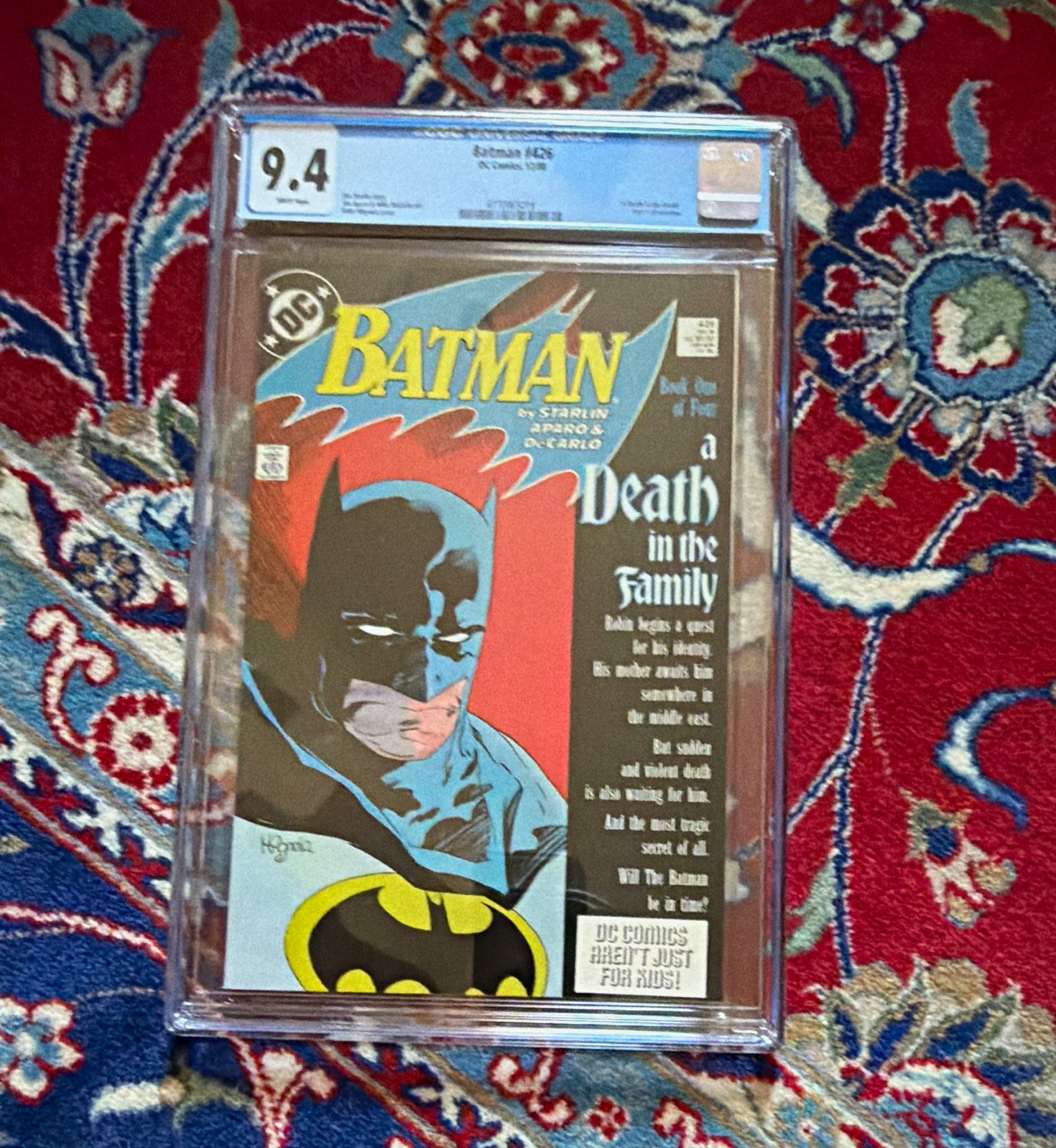 Batman #426 CGC 9.4 (1988) DC Comics A Death in the Family First Printing Hot