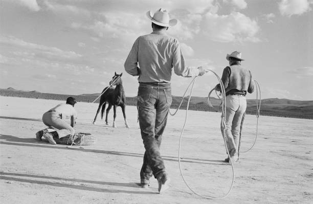 American film actors Clark Gable Eli Wallach Montgomery Clift ropi- Old Photo