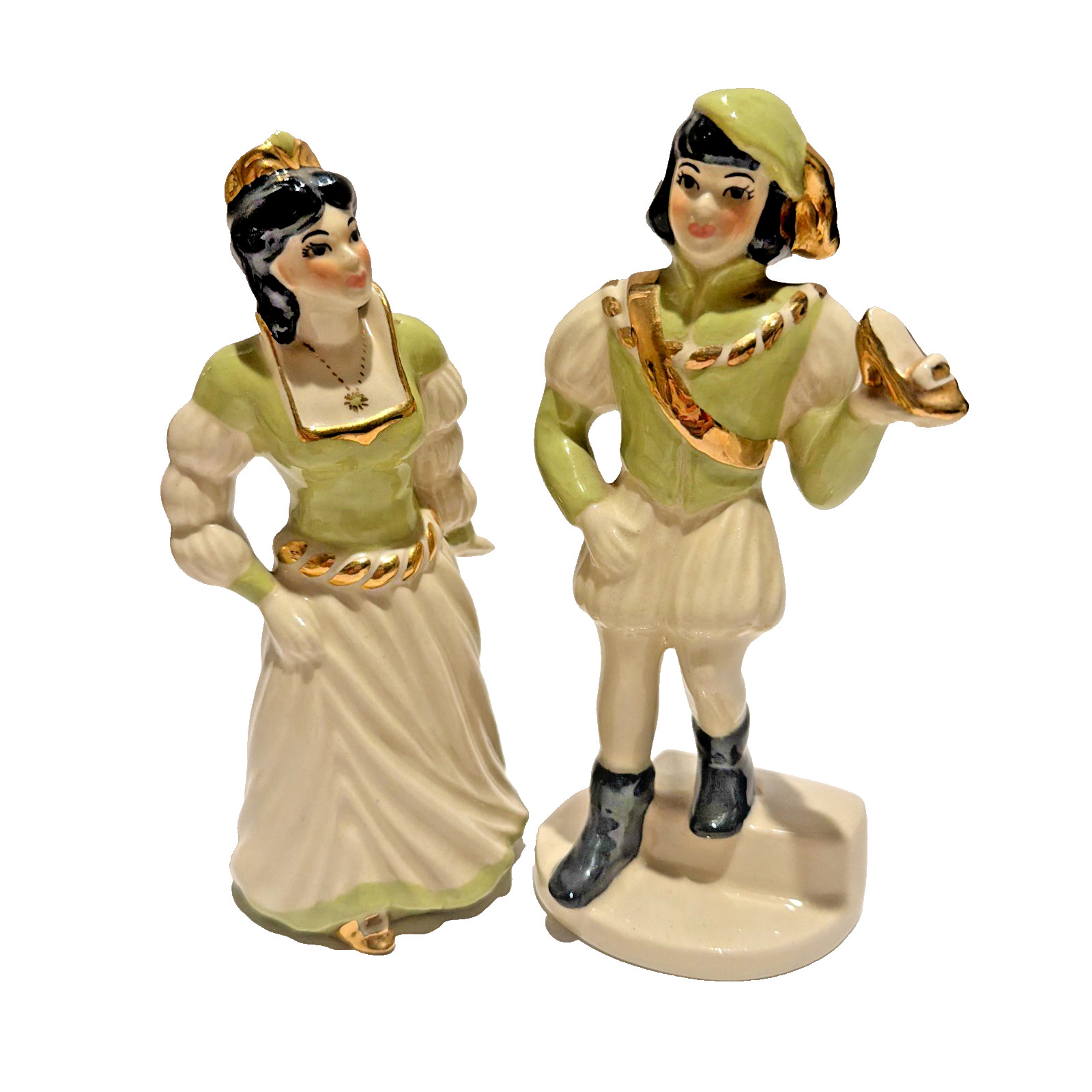 Rare VTG 1949 Cinderella & Prince Charming Betty Harrington Ceramic Arts Studio