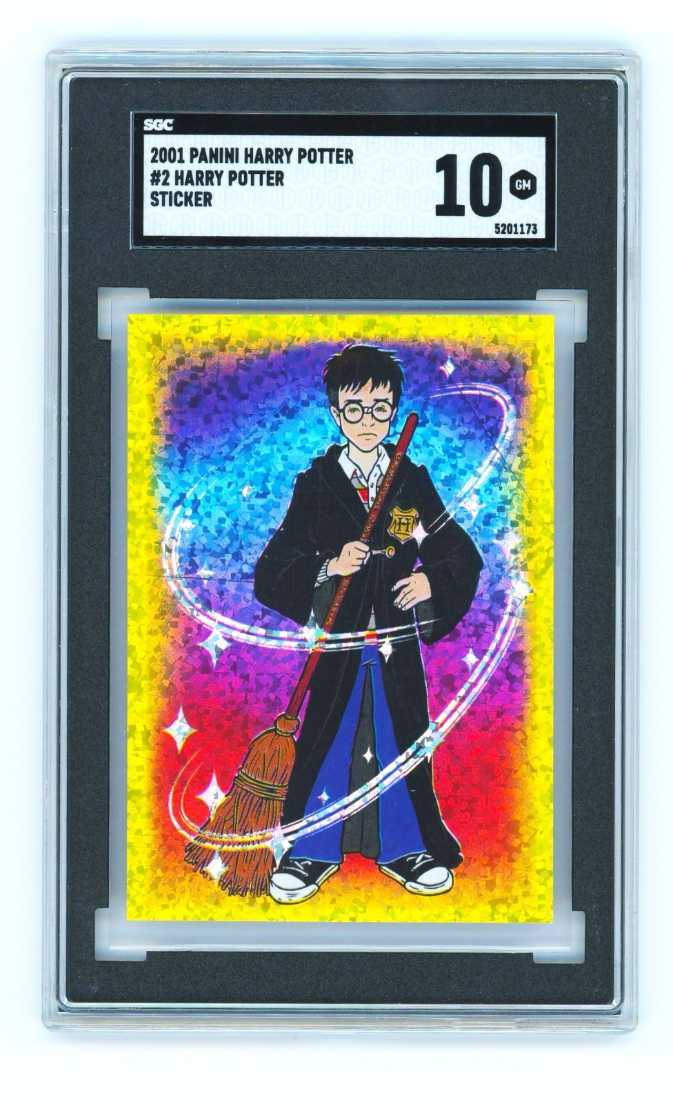 2001 Panini Harry Potter #2 (Gold Foil) (SGC 10) (VERY LOW POP)