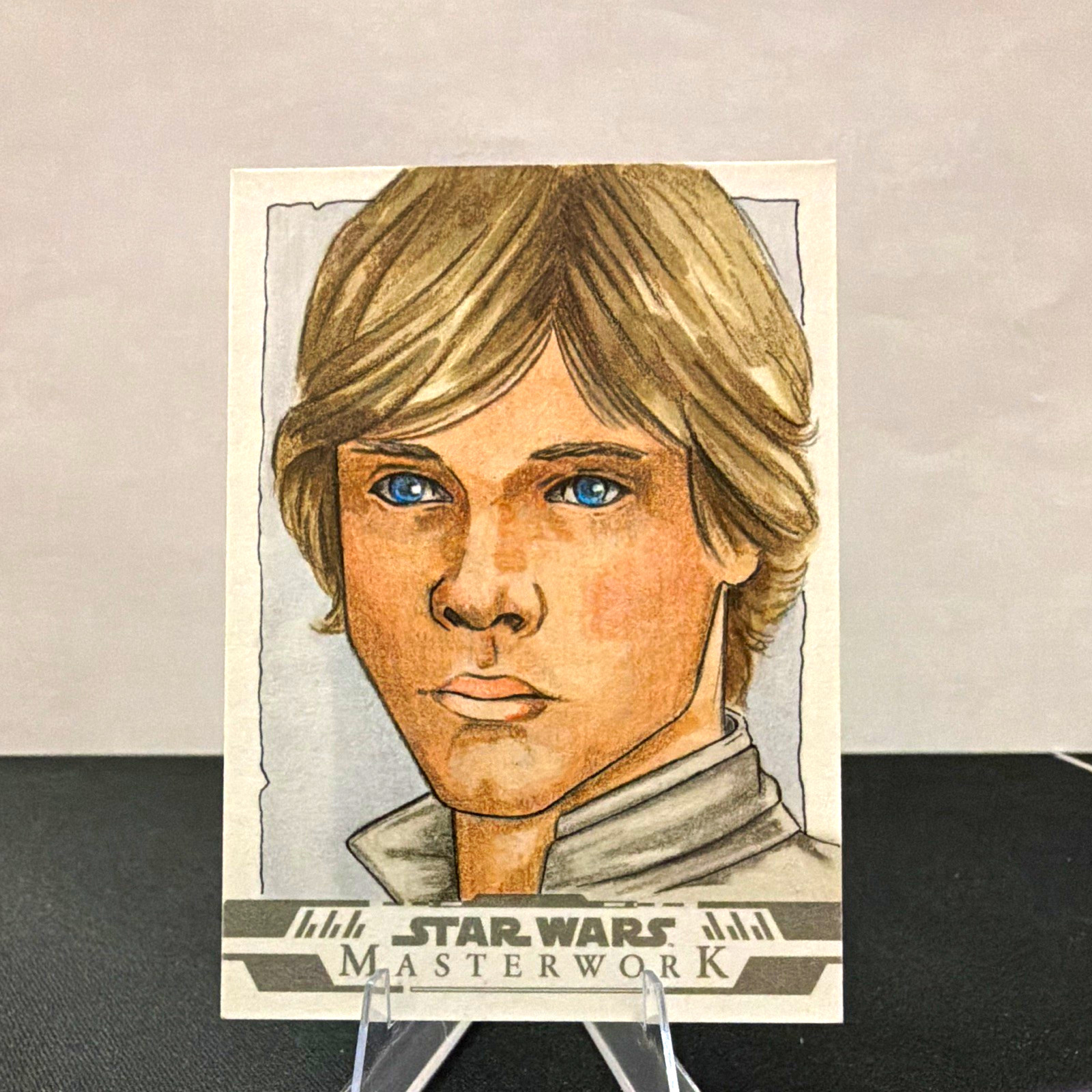 2024 Topps Star Wars Masterwork Luke Skywalker Sketch Card Traci Easterday