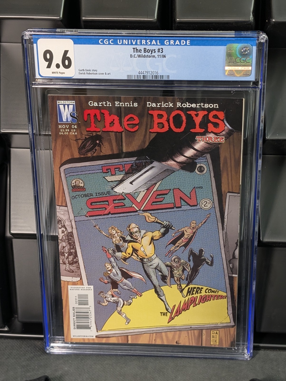 The Boys #3 CGC 9.6 1ST Appearance HOMELANDER STARLIGHT Black Noir 2006 Key