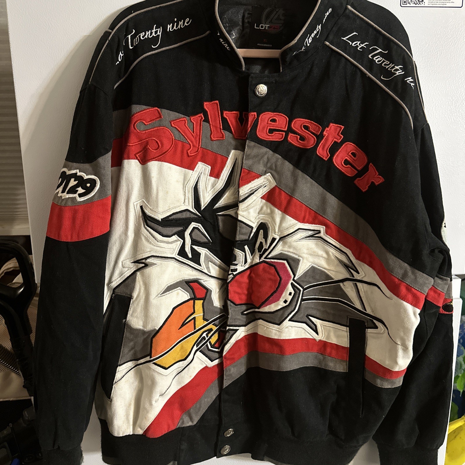 Sylvester and Tweety Lot 29 Vintage Looney Tunes Jacket size XL premium wear .