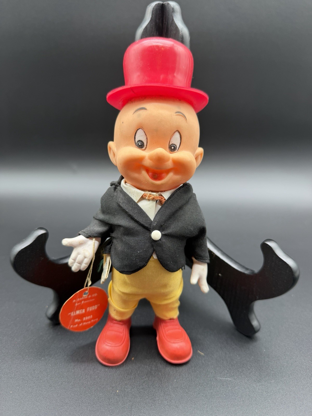 Vintage 1968 R Dakin Elmer Fudd Doll 8” Looney Tunes Warner Bros w/ ORIGINAL TAG