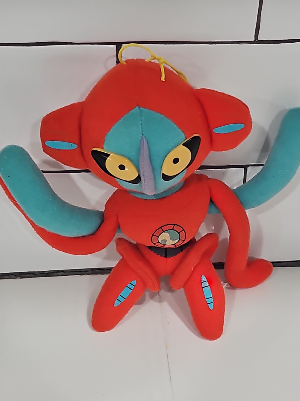 RARE Deoxys Pokemon Banpresto 2004 Movie 5” Japan Plush pokedoll