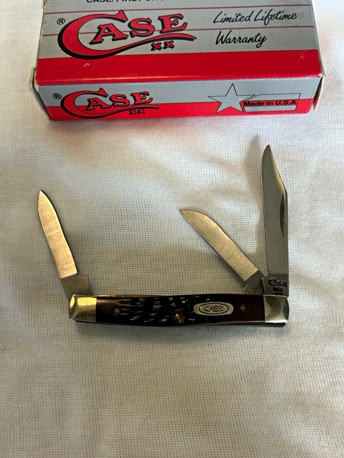 Vintage Case XX 6333 SS 3-Blade small Slipjoint Pocketknife Derlin