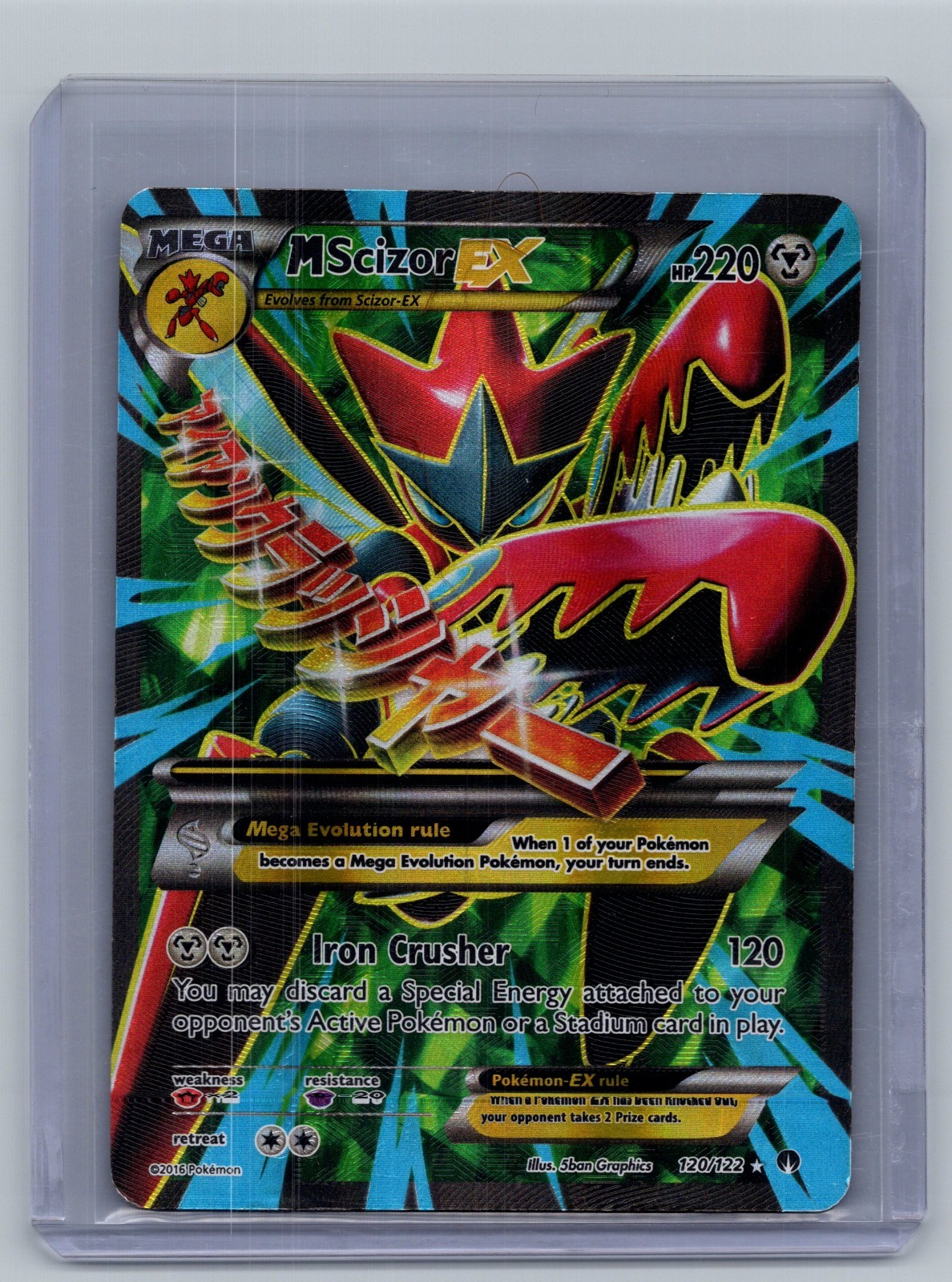 (MP) M Scizor EX 120/122 - Pokemon BREAKPoint