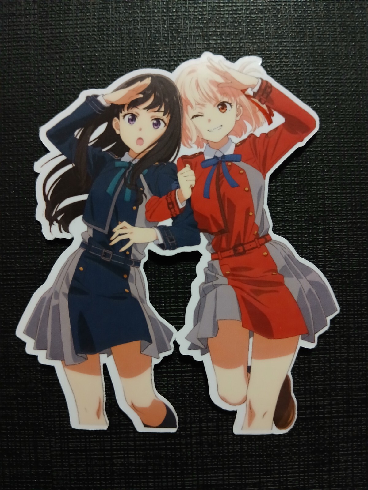 Chisato & Takina Lycoris Recoil Glossy Sticker Anime Waterproof