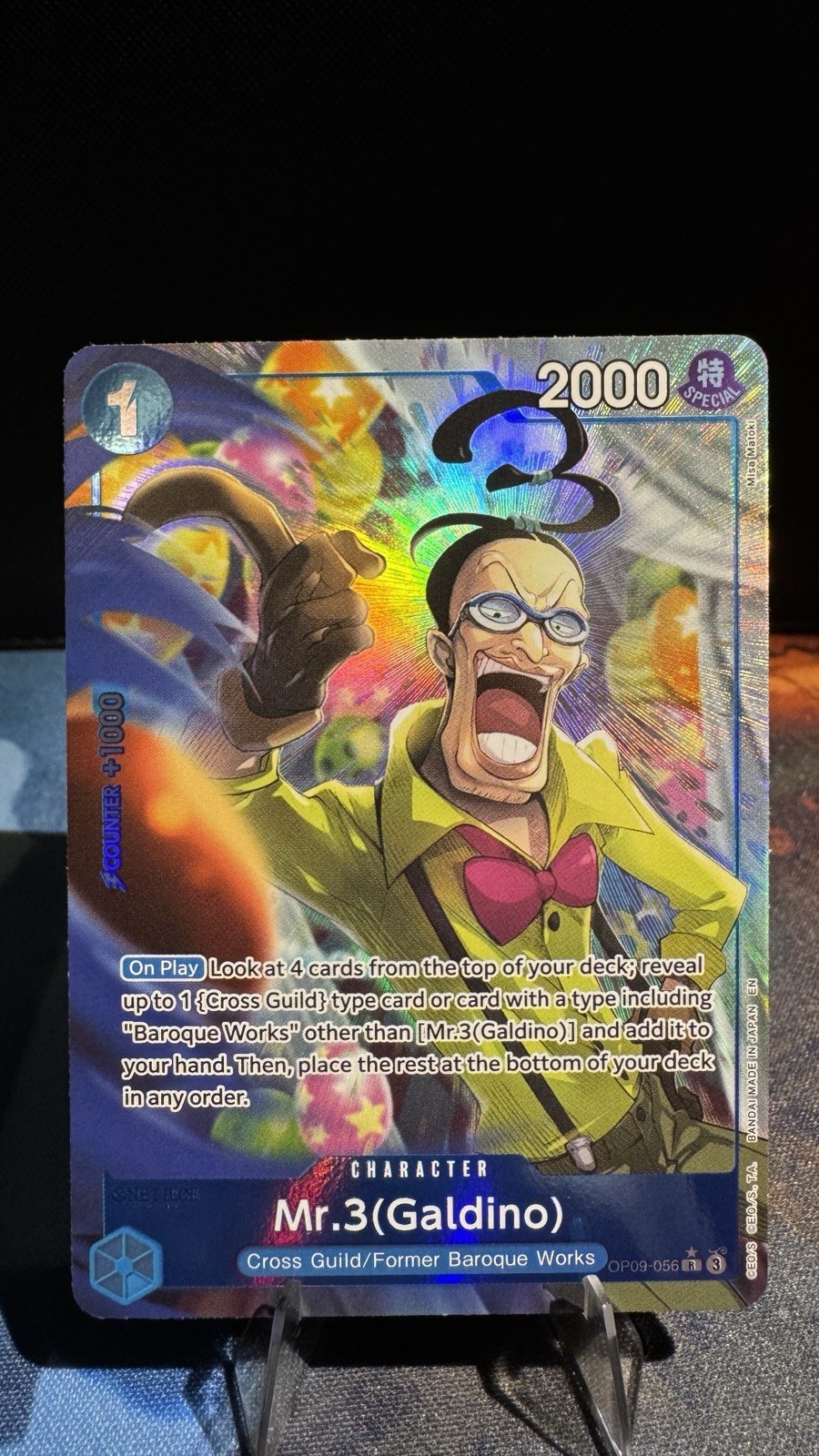 MR.3(GALDINO) Alternate Art OP09-056 English One Piece TCG