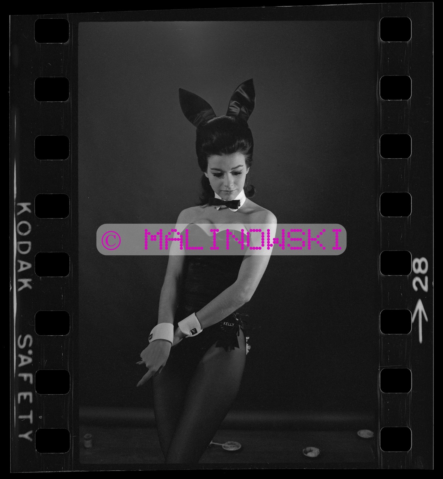 Playboy Bunny Cocktail 1963 Chicago Club Origative Malinowski 35mm Film Neg C01