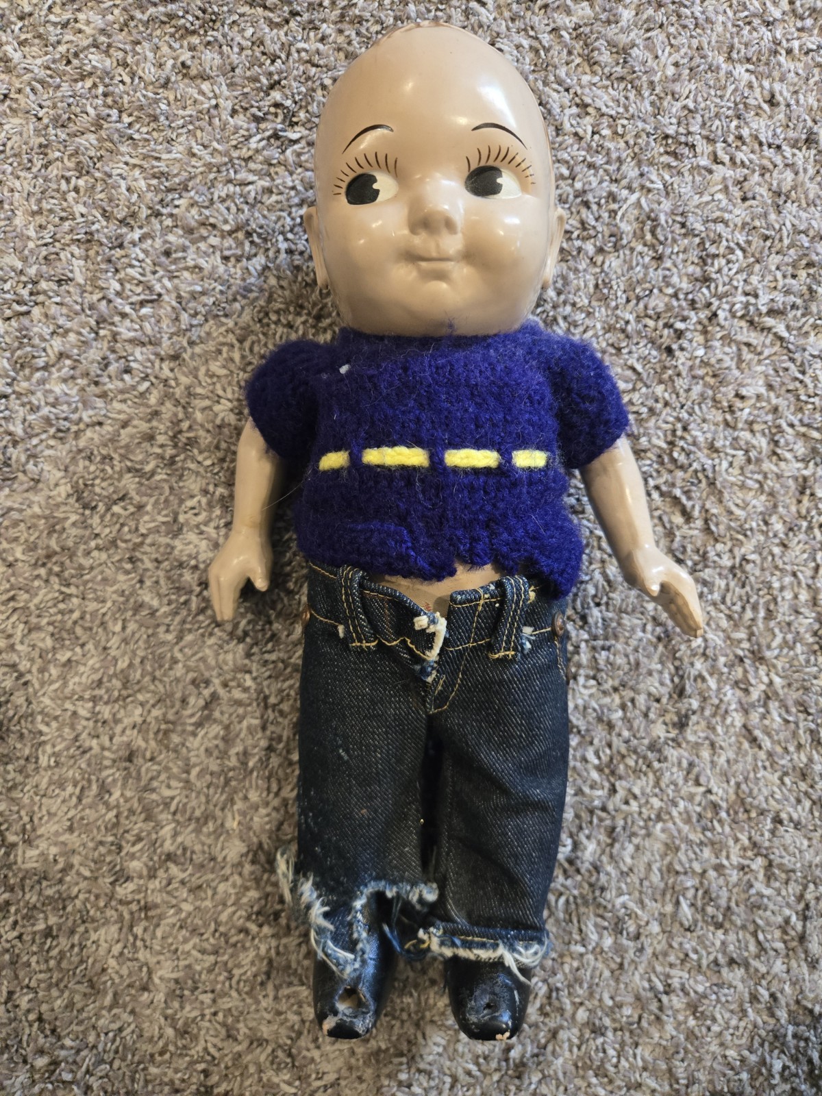Vintage 1950s Buddy Lee doll with Denim Jeans 