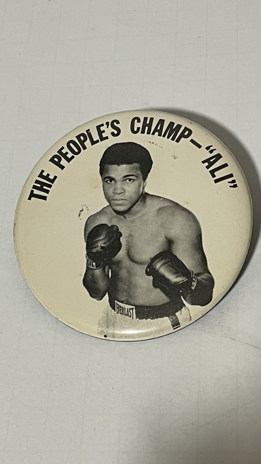 The Greatest Boxer Of All Time Mohammad Ali Vintage Pin Button