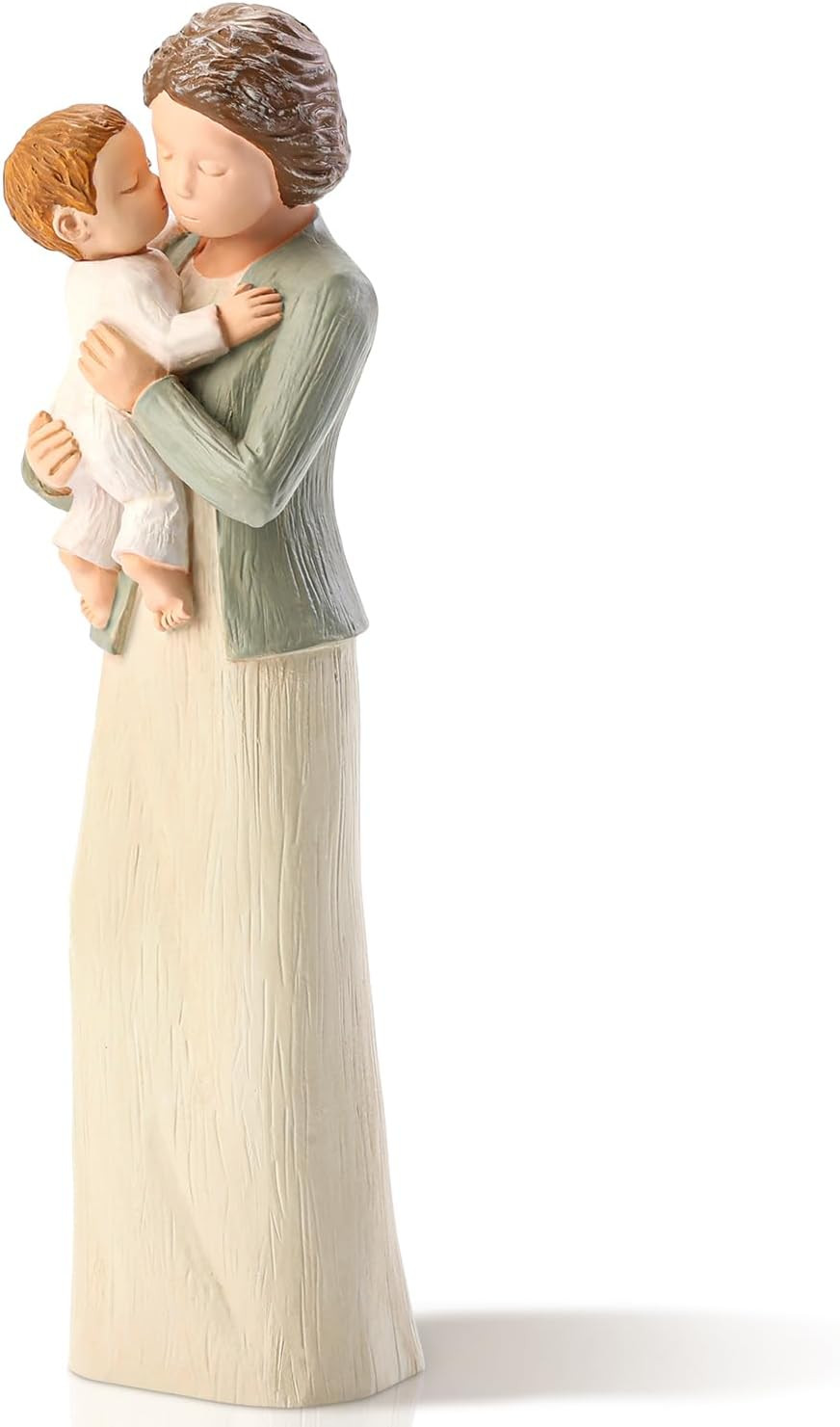 Grandma Figurines, Sculpted Hand-Painted Grandmother and Grandchild Figures Birt