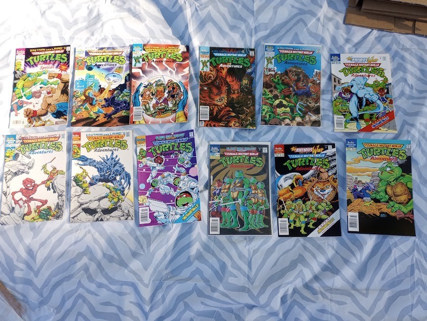 VTG  90\'s Archie TEENAGE MUTANT NINJA TURTLES Comic book Lot x 12 #50, Special