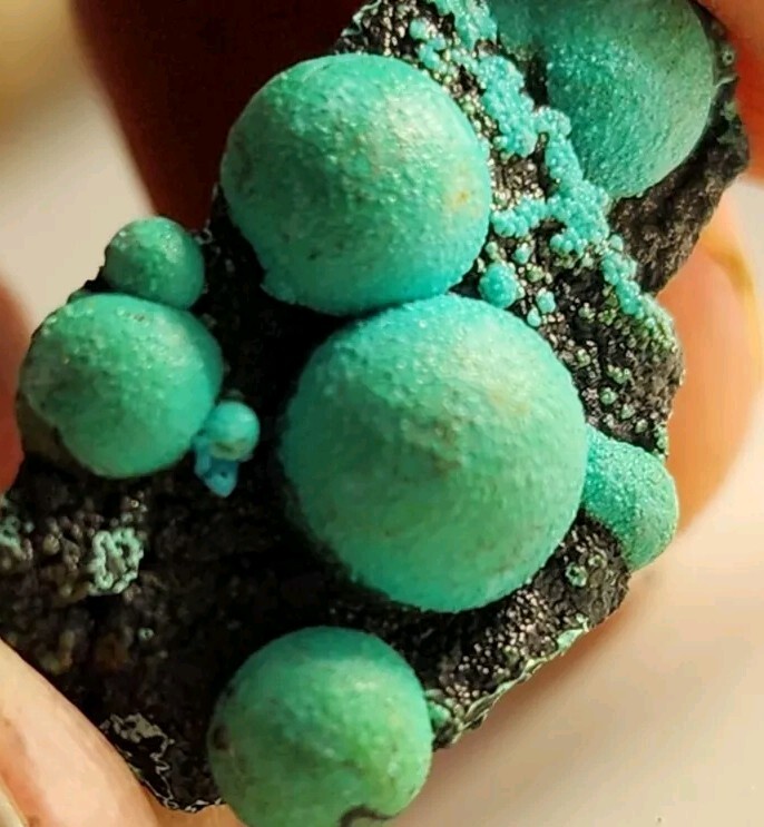 Chrysocolla - Planet Mine, Santa Maria Mining District, La Paz County, Arizona