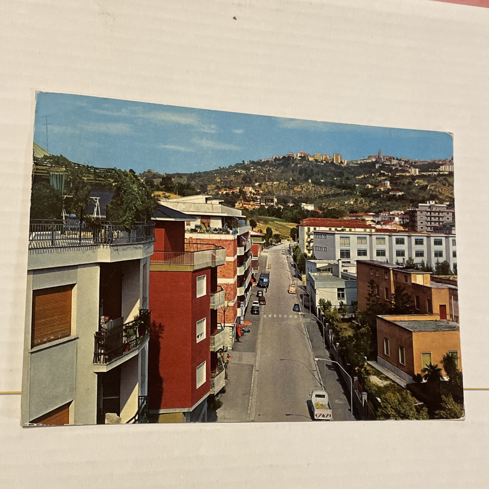 CHIETI PORT OF CALL PANORAMIC VIEW COLOR POSTCARD TRAVELLED X COLLECTION