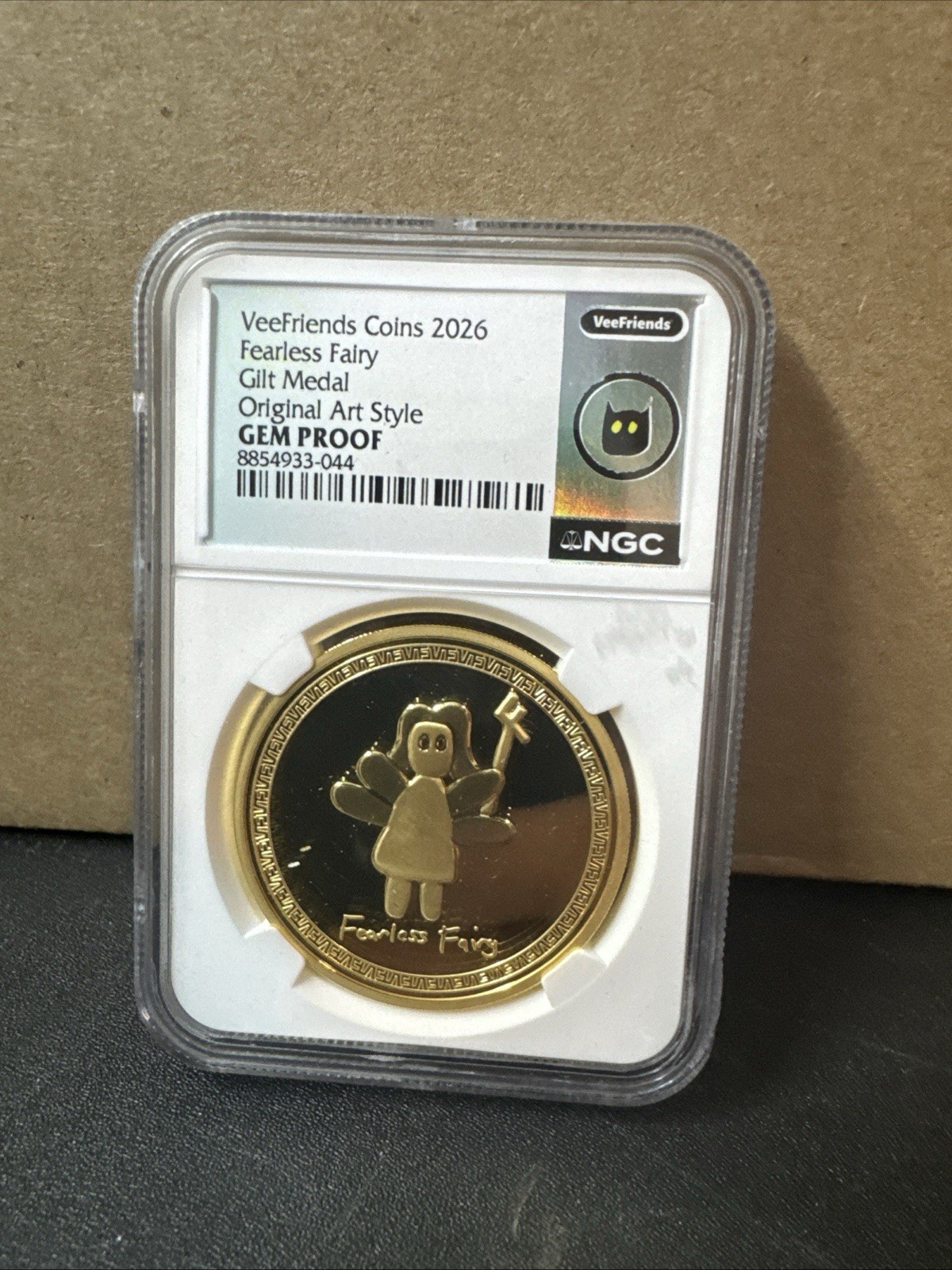 2026 Veefriends, Fearless Fairy, Gilt NGC Proof, Classic, Coin