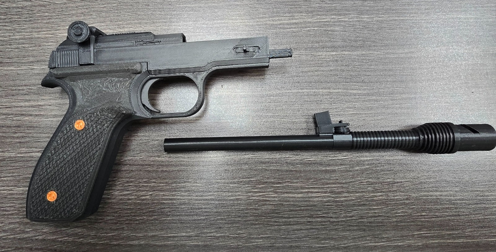 Leia Organa Jedi Blaster 3D printed replica Good quality print