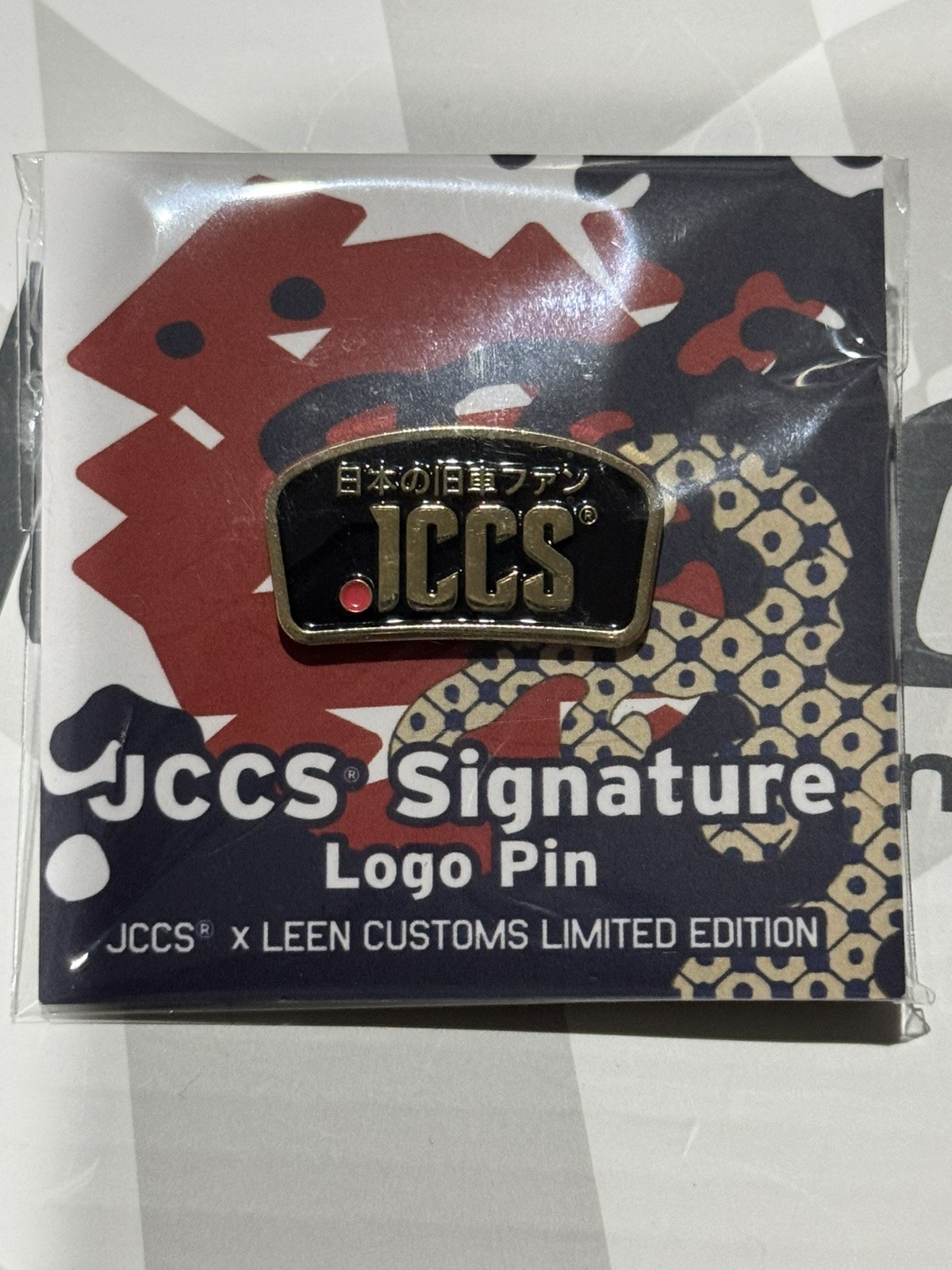Leen Customs PIN JCCS 2026 Exclusive JDM Gold Logo Limited Edition SoldOut LE100