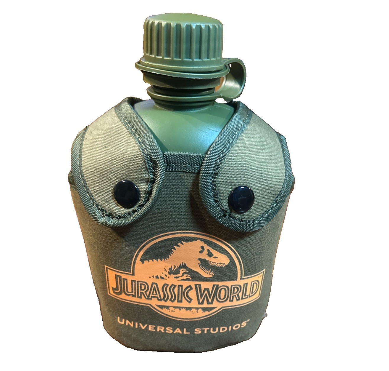 Universal Studios Hollywood Jurassic Park World Halloween Costume Water Canteen
