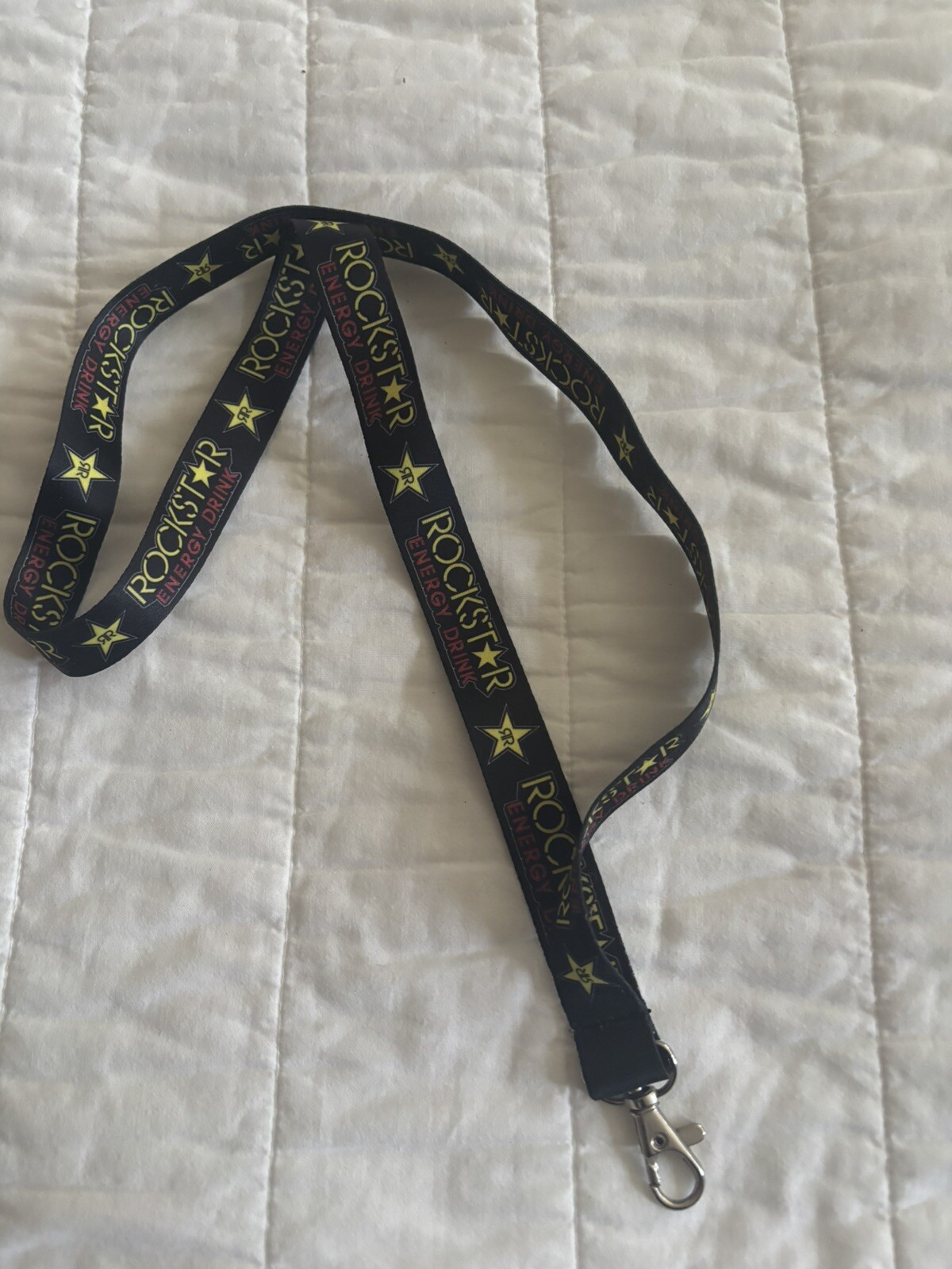 Rockstar Energy Drink Lanyard Neck Strap Keychain Keys ID Pass Holder VIP