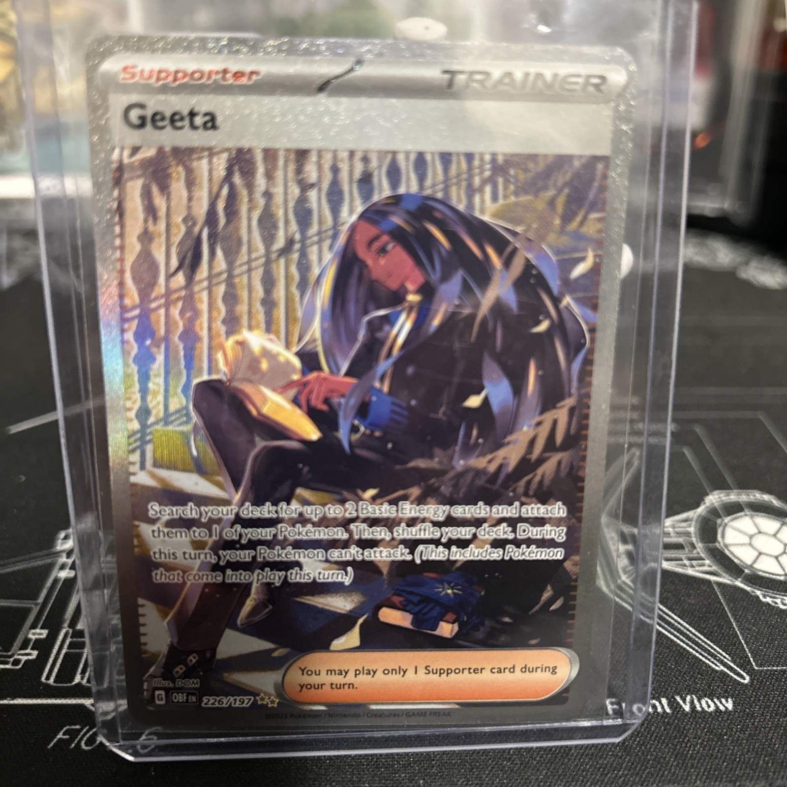 Geeta Special Illustration Rare 226/197 Pokemon Obsidian Flames