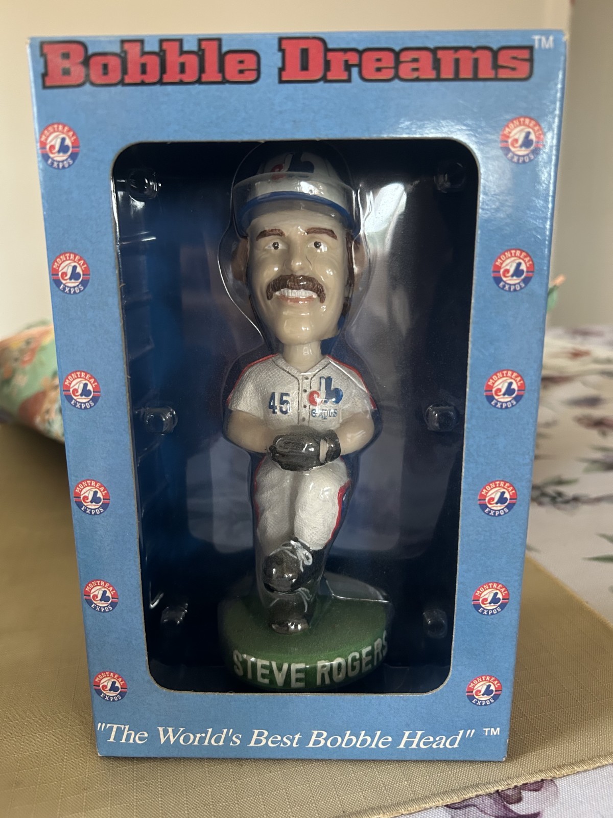 MLB MONTREAL EXPOS BOBBLEHEAD 2002 STEVE ROGERS BOBBLE DREAMS